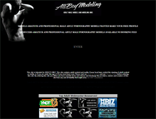 Tablet Screenshot of allboymodeling.com
